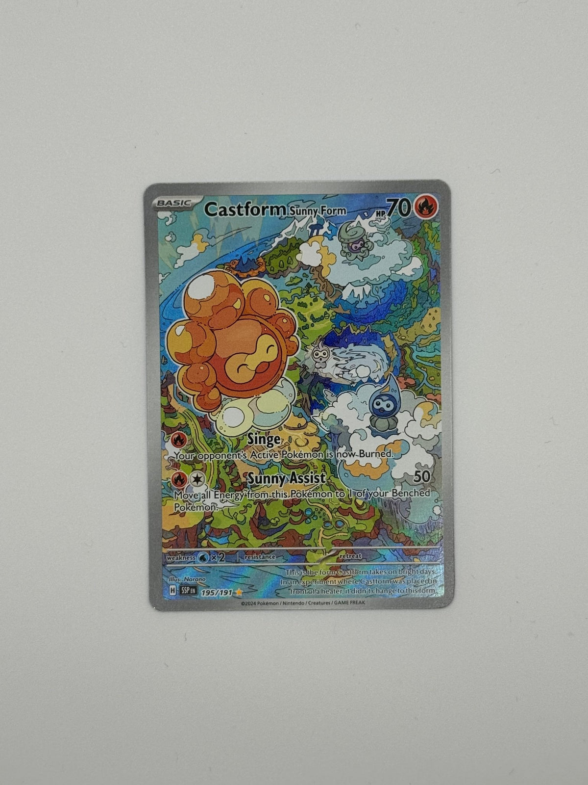 Castform Sunny Form – Illustration Rare (195/191) | Surging Sparks (EN) | – jetzt bestellen bei Pokécado Kaufmann
