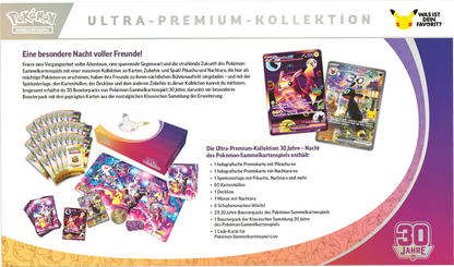 Pokémon Sammelkarten-Set in Ultra-Premium-Box mit mehreren Boosterpacks und Kartenhüllen