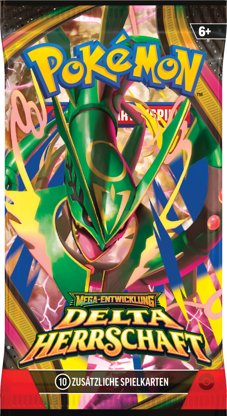 Pokémon Delta Herrschaft Booster-Display (6+) mit grünem Mega-Pokémon